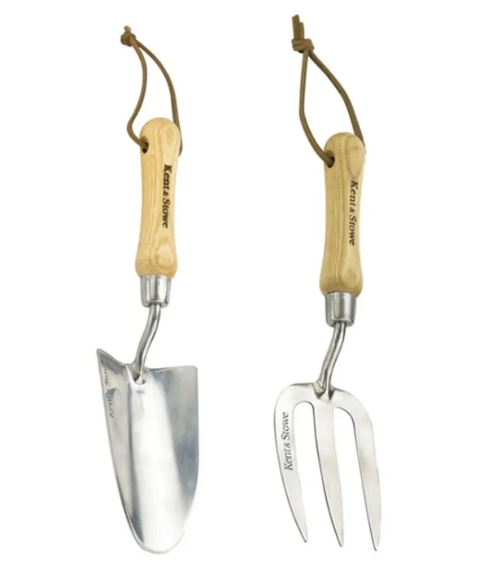 Kent & Stowe Stainless Steel Trowel And Fork Gift Set - Bosworths ...