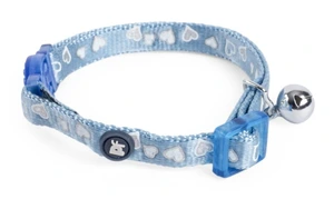 Petface Blue Hearts Cat Collar