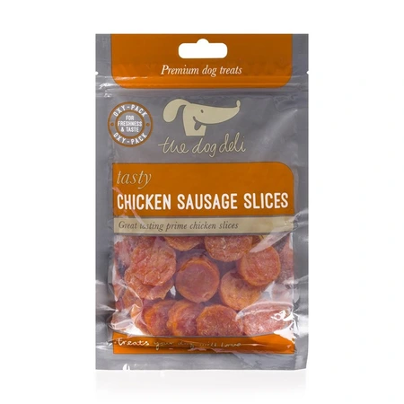 Petface Dog Deli Chicken Sausage Slices 100g